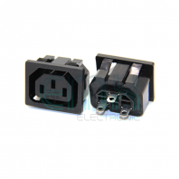 EJR-2805J 3 PIN SNAP-IN AC SOCKET