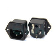 EJR-2808P 3 PIN PLUG W/FUSE HOLDER