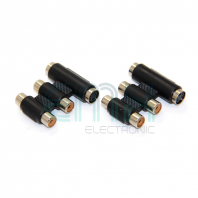 EP-604 4 PIN MINI DIN F-2 X RCA F ADAPTOR