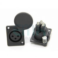 ERC-23J XLR CHASSIS SOCKET W_COVER