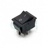 ES-6004S 240V 4 PIN SPRING ROCKER SWITCH