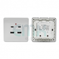 MTW-712 2XUSB + 2XTYPE C FACE PLATE