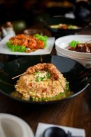 Seared BBQ Pork Fried Rice, Kwai Fa Egg and Scallion