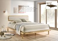 MORIKO Wooden Bed - Natural