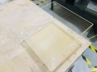 Clear Acrylic Box With Bending Corner