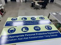 Glow in Dark Sticker with Sticker Die Cut Safety Sign