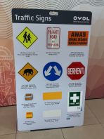 OVOL Malaysia Custom Order Road Sign Sample Board