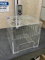 Custom Clear Acrylic Machine Cover with Air Ventilation Assemble with Screw Only (without Any Glue Use)