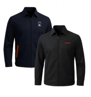 Slim Fit Zip-Up Office Jacket