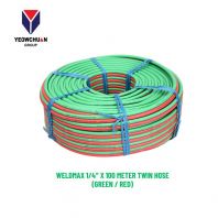 WELDMAX 1/4�� X 100 METER TWIN HOSE (GREEN / RED)