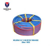 WELDMAX 1/4�� TWIN HOSE (BLUE / RED)