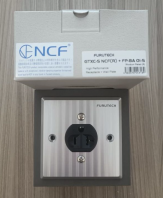 Furutech - Single Receptacle + Wall Plate - GTX-S(R)-NCF + FP-BA-01-S
