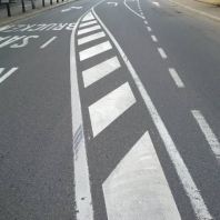 Hatching Road Line Marking