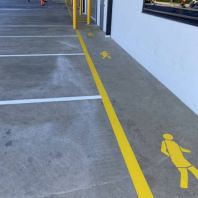 Walkway Road Line Marking