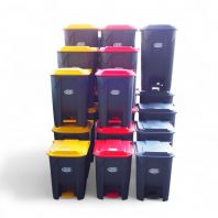 Heavy Duty Plastic Dustbin With Step Foot Pedal Heavy Duty Plastic Dustbin With Step Foot Pedal
