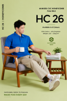 Unisex CVC Honeycomb Polo Shirt - HC26