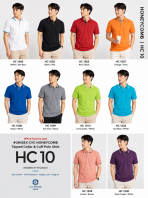 Unisex CVC Honeycomb Tipped Collar & Cuff Polo Shirt - HC10