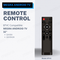 MEGRA LED TV REMOTE BTVC