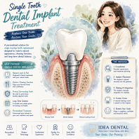 Single Tooth Dental Implant Treatment