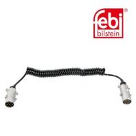 Febi truck/trailer electrical spiral cable - 171798 24V 7pin