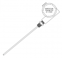 TE20-RTD-08 Series: Fixed-Type RTD Sensor with Threaded Fitting and Transmitter TE20-RTD-08 Series: Fixed-Type RTD Sensor with Threaded Fitting and Transmitter