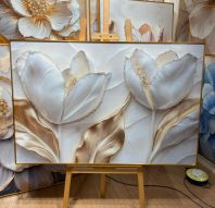 KAYUHOME FRAME FLORAL TYPE 130 (80*120CM)