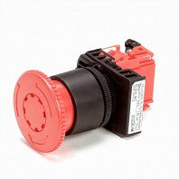 Safety Stop Switch with Red Push Button