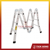 SUMO KING Heavy Duty Solid Aluminum Foldable Multi Purpose Ladder MP Series (12 to 16 Steps)