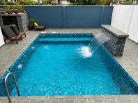Skimmer Pool Design & Water Feature - Ampang Jaya