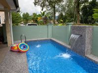 Skimmer Pool Design & Water Feature - Cahaya SPK