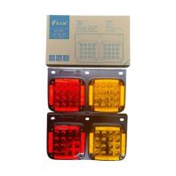 Shiliduo L0015 LH (Hino/Nissan) LED Tail Lamp Assy 24V (Square/Plastic) (SD-2001AL) (Iron)