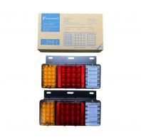 Shiliduo L0023 LH (Isuzu NPR/NHR/Hicom) LED Tail Lamp Assy 24V (SD-2004A) (Iron)