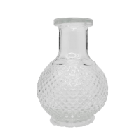 Bottom Fat Glass Vase