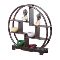 Wooden Round Display Rack