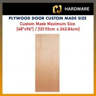 PLYWOOD DOOR CUSTOM MADE MAXIMUM SIZE [48"x96"] / [121.92cm x 243.84cm]