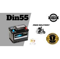 HITEC DIN55 L/R MAINTENANCE FREE BATTERY