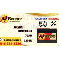 BANNER DIN70 AGM RUNNING BULL 2 YEAR WARRANTY