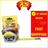 Stanley PowerLock Measuring Tape Geguine 5m (16��) / 8m (26��)