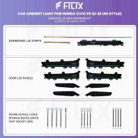 Car Ambient Light for Honda Civic FE 22-25 (RS Style)
