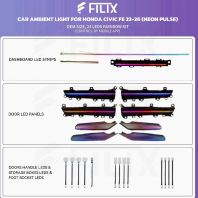 Car Ambient Light for Honda Civic FE 22-26 (Neon Pulse)