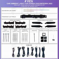 FILIX Galaxy 24-LED Rainbow Ambient Light Kit for Honda Civic/Integra 2022