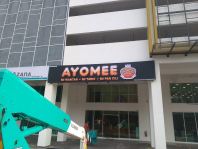 OUTDOOR SHOPFRONT 3D LED FRONLIT ALUMINIUM PANEL BASE SIGNBOARD MAKER AT SIMPANG AMPAT | BUKIT MERTAJAM PENANG