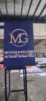 NICE STAINLESS STEELL GOLD MIRROR LETTERING SIGGBOARD IN SUNGAI LALANG , MERBOK & KUALA KETIL