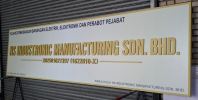 TRUSTED 3D LETTER SIGNAGE MANUFACTURER FOR PREMIUM BUSINESS SIGNAGE ON PARIT BUNTAR , NIBOL TEBAL & BAGANS SERAI