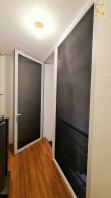 Security Mesh + Glass Swing Door