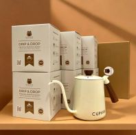 Drip & Drop Arabica Coffee 10 Bags/Box | 6 Boxes Package with Free Kettle Worth