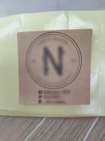 Eco-Friendly Brown Kraft Packaging Sticker
