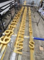 Box Up Lettering Signage