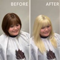 Elite Coloured Hair Wig Before & After | Premium Natural Hair Colour Transformation in Malaysia