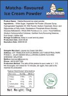 Matcha Flavoured Ice Cream Powder
